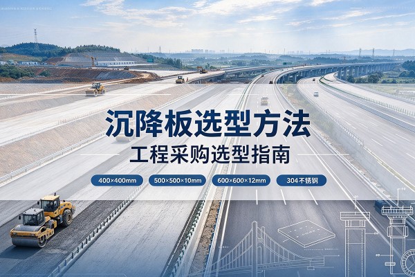 灵武沉降板选择方法