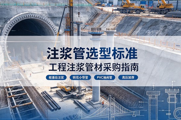 灵武注浆管选型标准