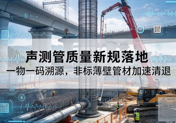 灵武声测管质量新规落地，一物一码溯源，非标薄壁管材加速清退