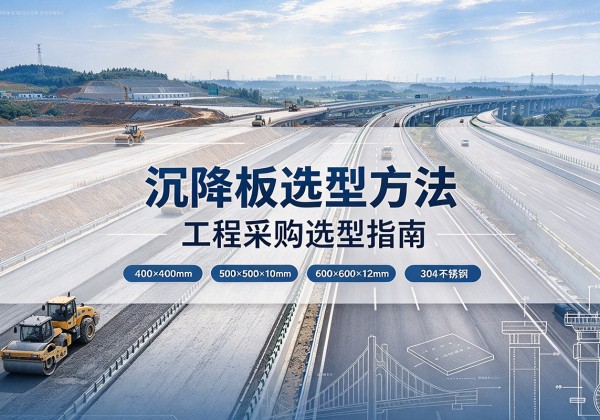 灵武沉降板选择方法